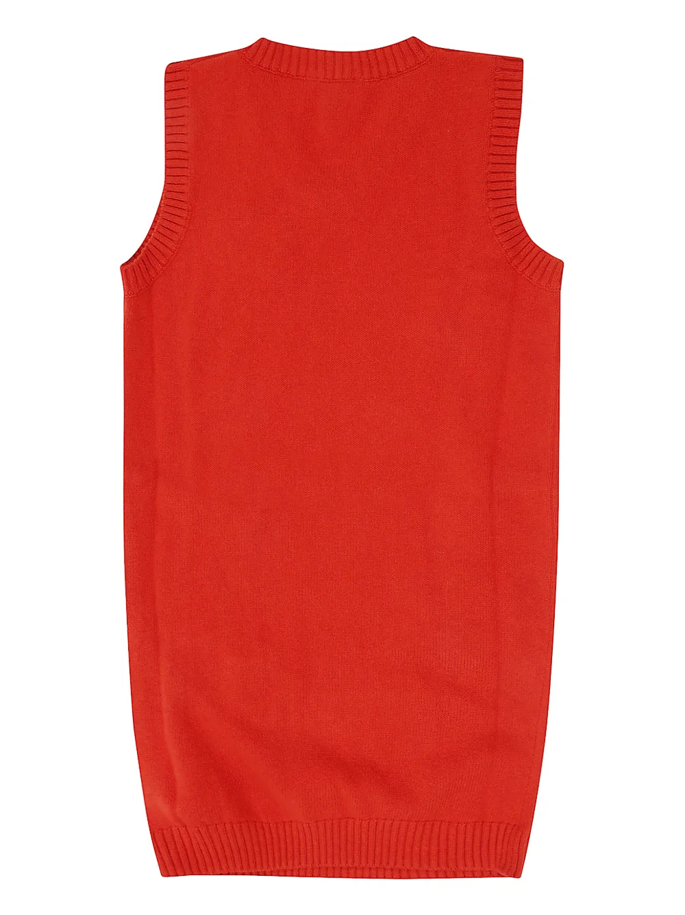 Mini Rodini Jurk met bloemenpatch - Rood