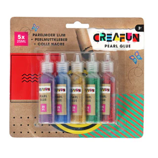 Creafun Lijm Parelmoer 5 X 25 Ml