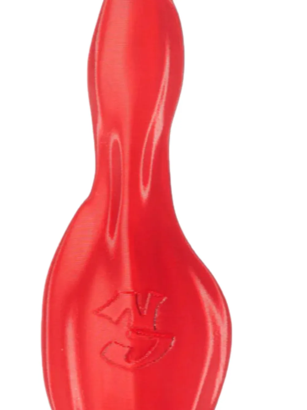 NIKO JUNE Las Projects sculpturale vaas - Rood