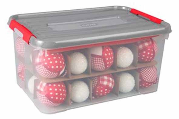 Curver Kerstballen Opbergbox 65 Liter