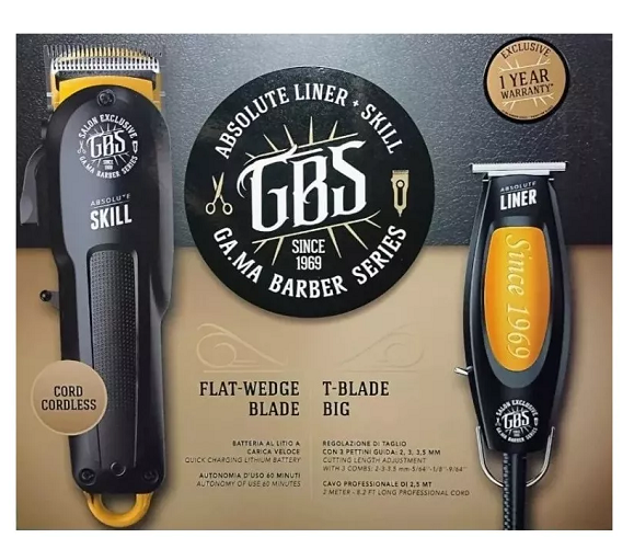 Ga.Ma Barber Series Absolute Liner + Skill Set