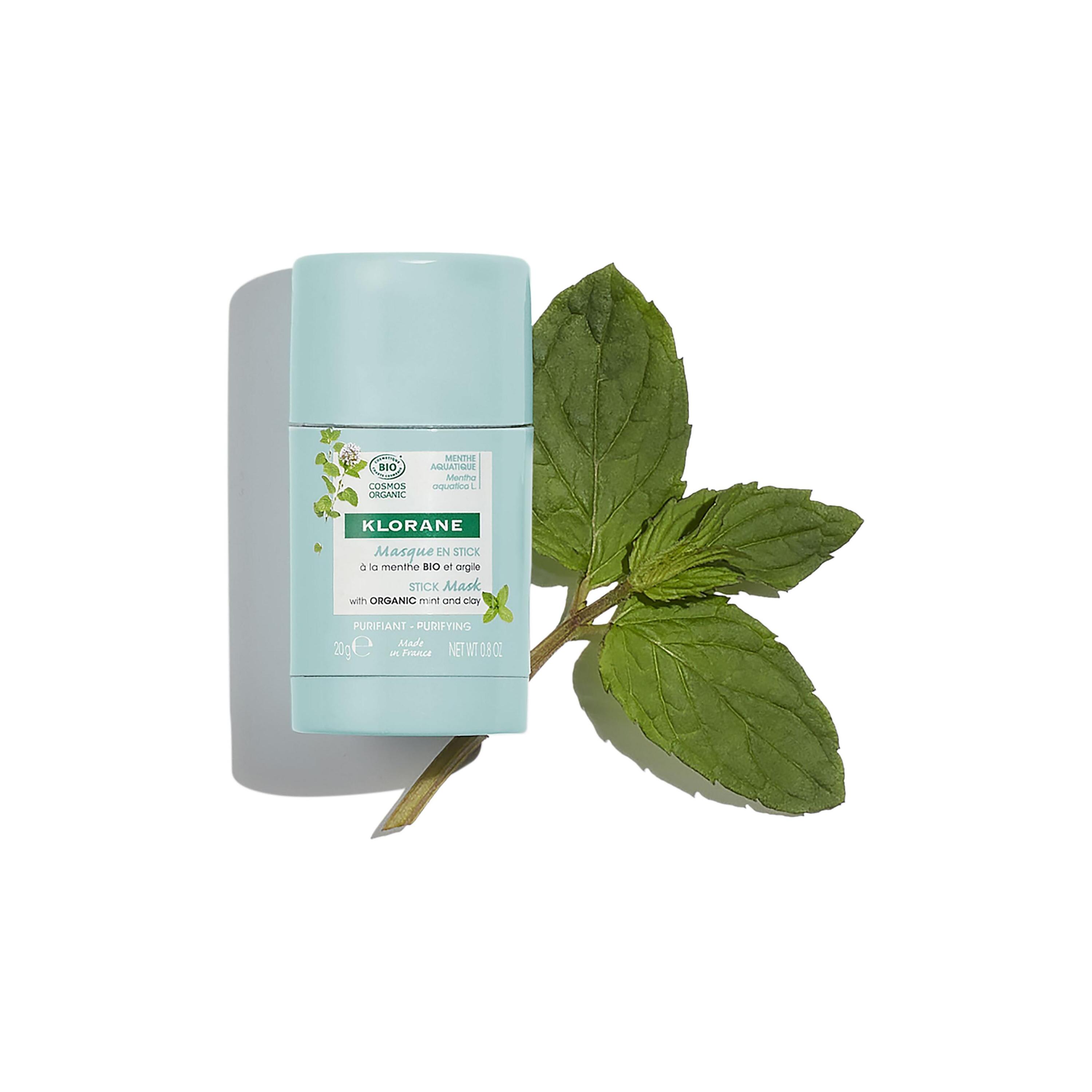 Klorane Masque en stick à la Menthe aquatique BIO & argile 25gr