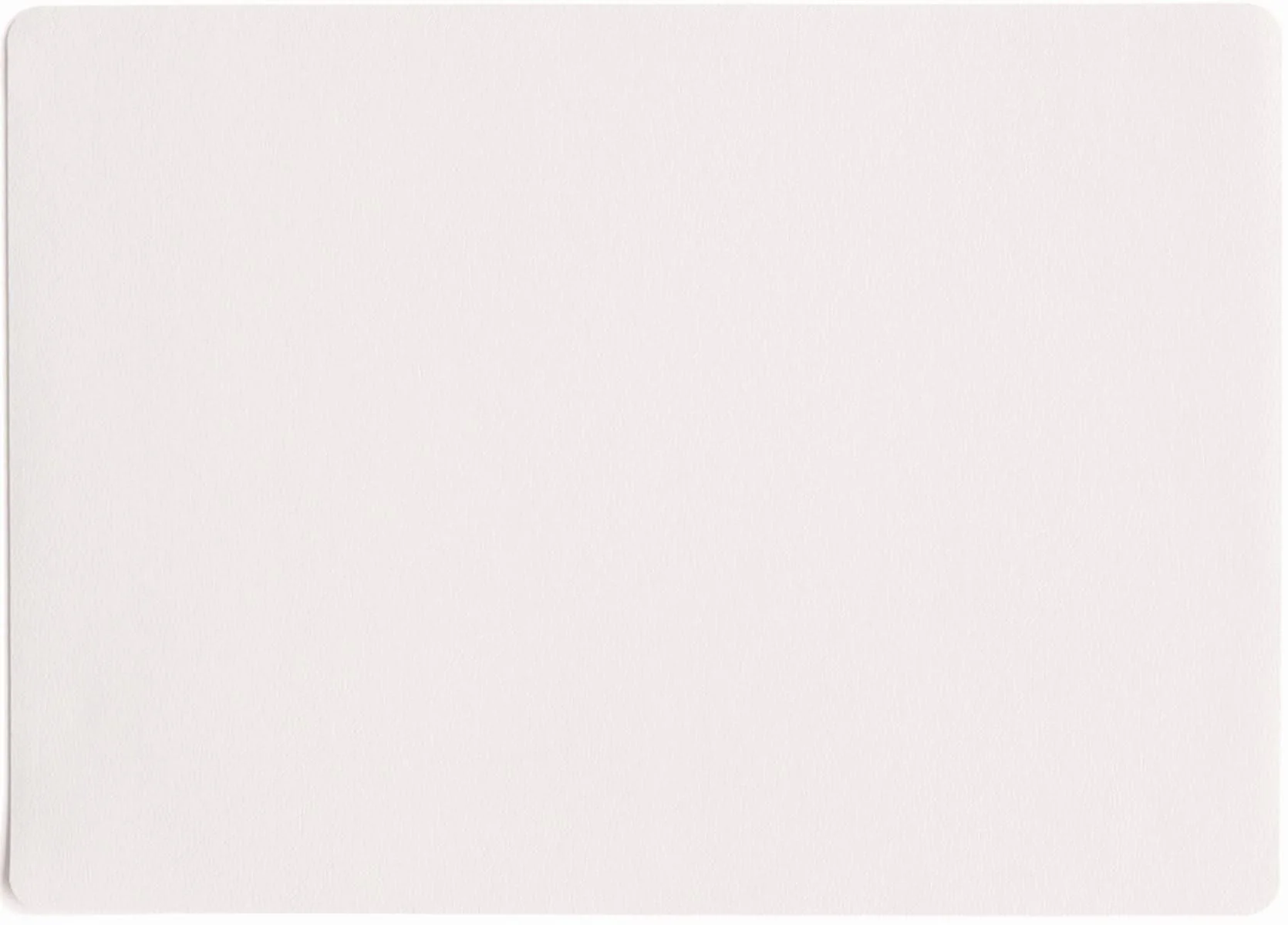 ASA Selection Placemat - Leather Optic Fine - Wit - 46 x 33 cm