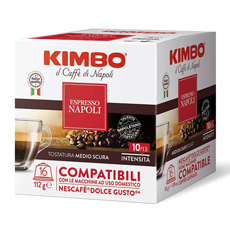 Kimbo NAPOLI capsules compatibel Nescafé DOLCE GUSTO apparaten (16 st)
