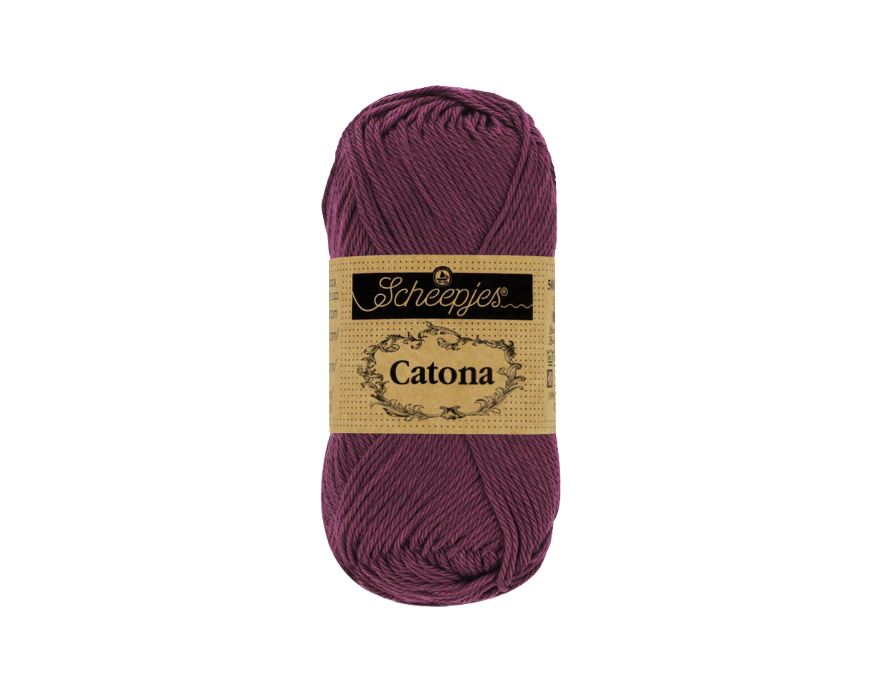 Scheepjes Catona - 10g - 394 Shadow Purple - Haakgaren / Breigaren