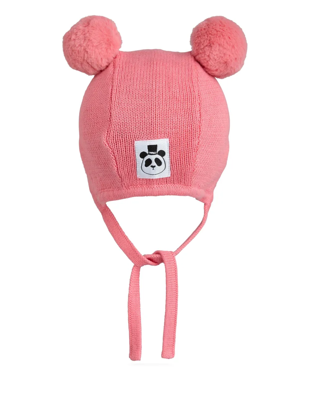 Mini Rodini Muts met pompons - Roze