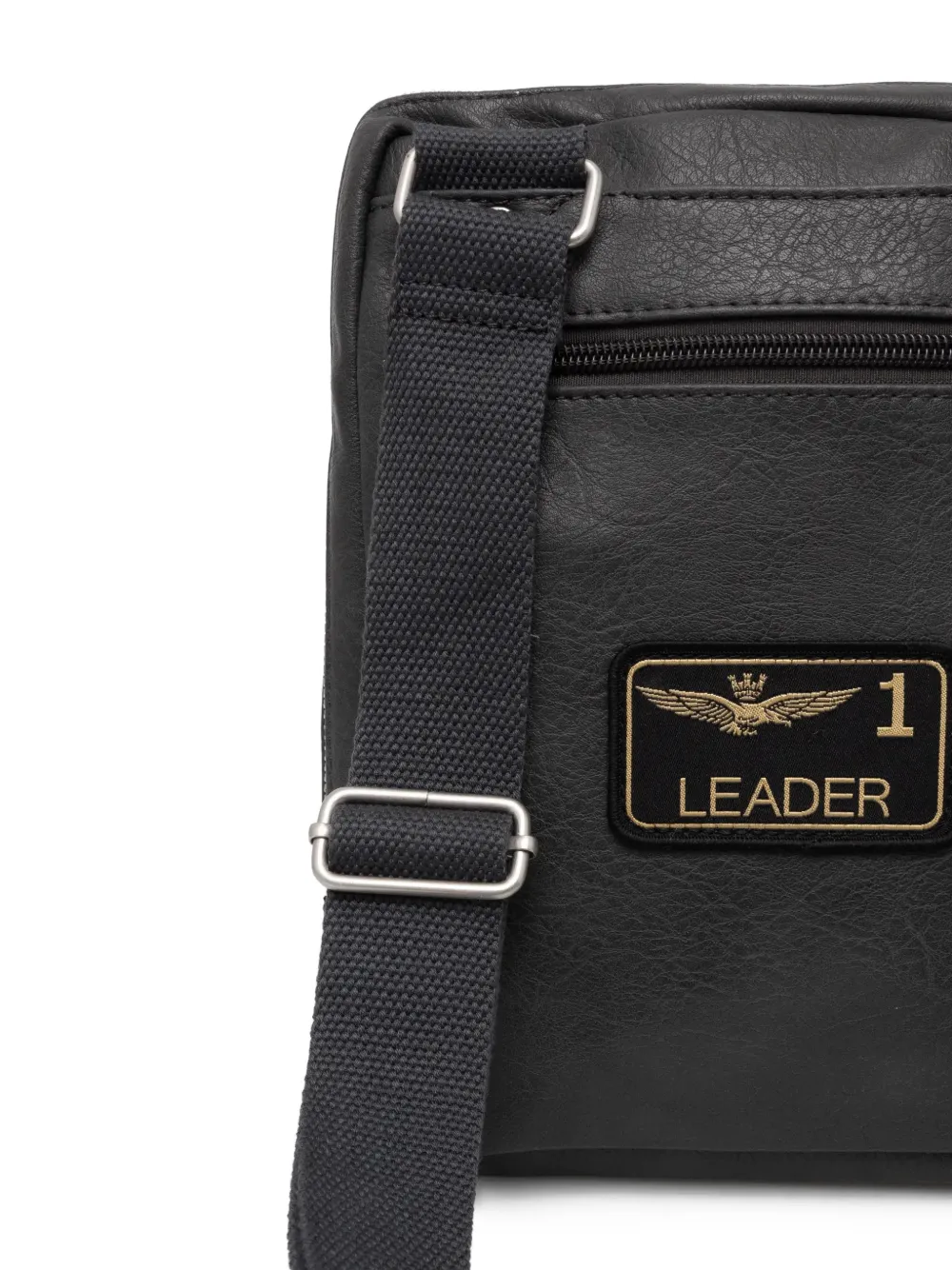 Aeronautica Militare Messengertas met logopatch - Zwart