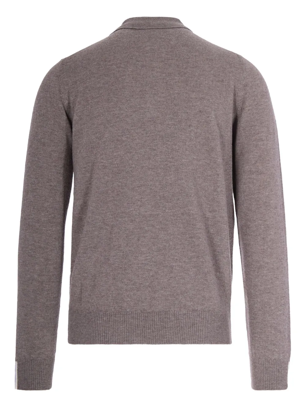 ALPHA STUDIO Poloshirt met lange mouwen - Grijs