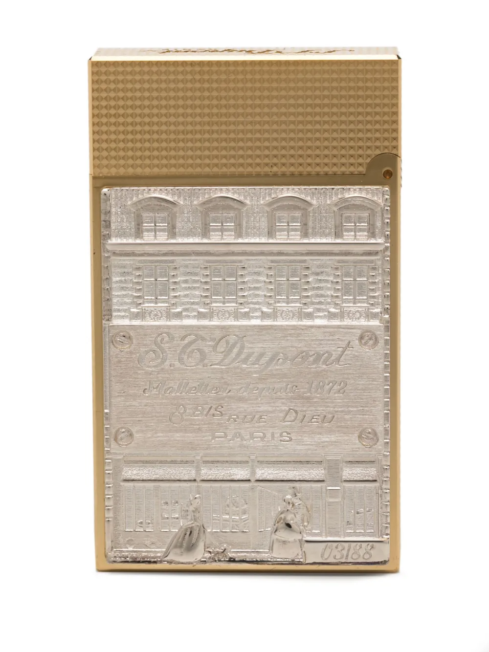 S.T. Dupont 18kt gouden aansteker - Zwart