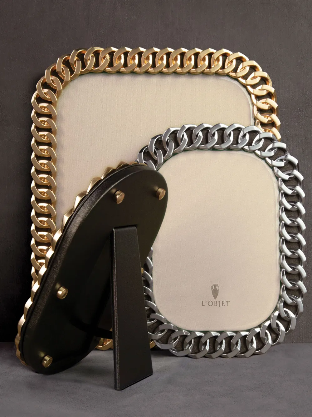 L'Objet Cuban Link fotolijst (20 cm x 25 cm) - Goud