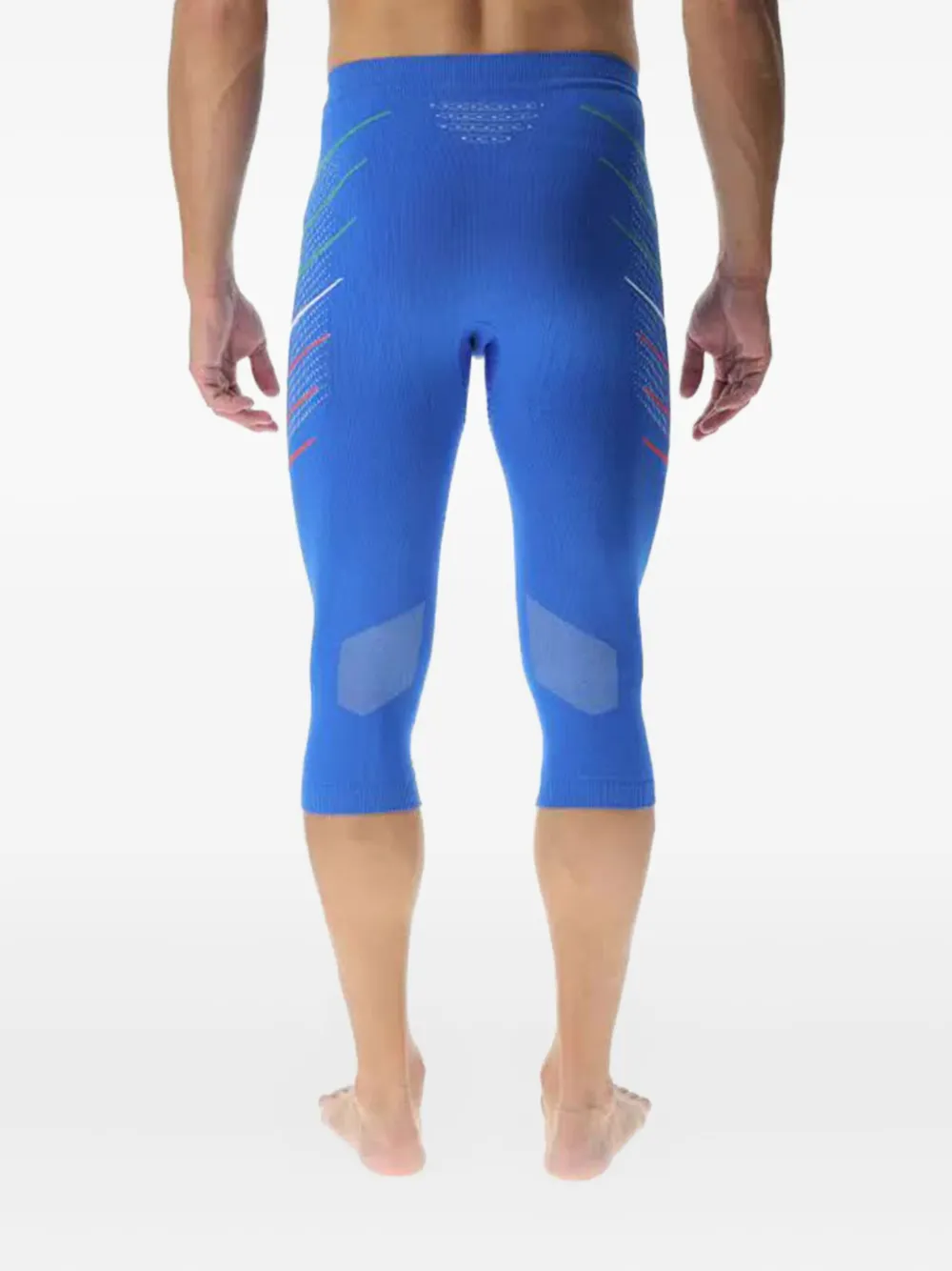 UYN Natyon trainingslegging met drie strepen patroon - Blauw