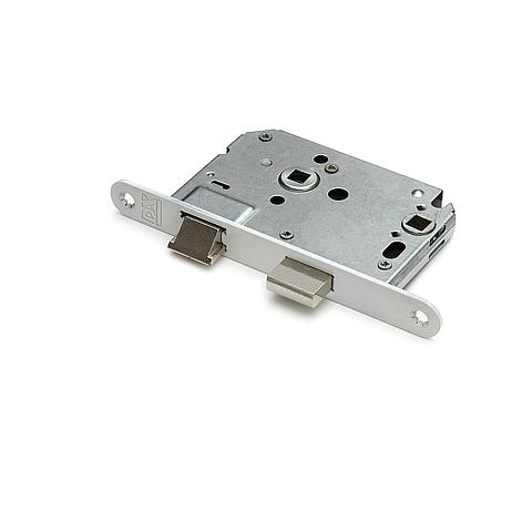 Dulimex Woningbouw toilet-/badkamerslot wit 63/8 mm