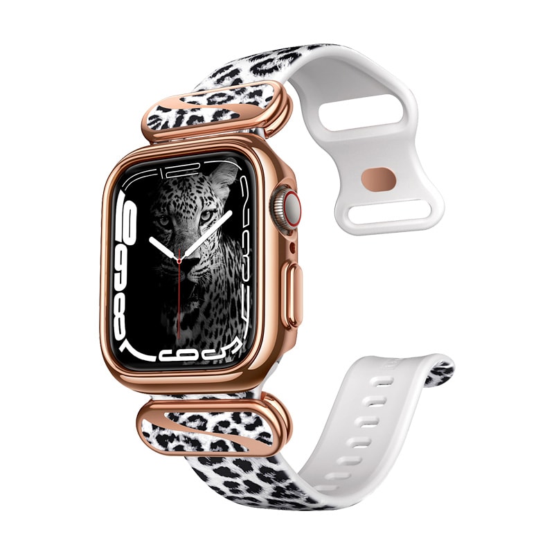 Cosmo Apple Watch bandje 40 mm en 41 mm - Luipaard