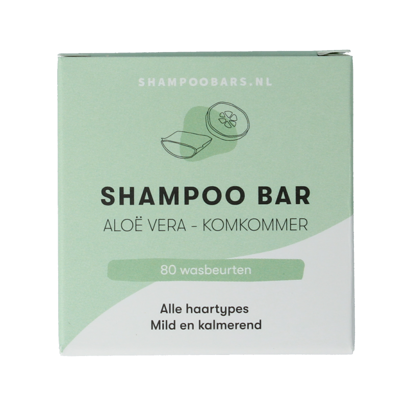 Shampoobars Shampoo bar aloe vera & komkommer