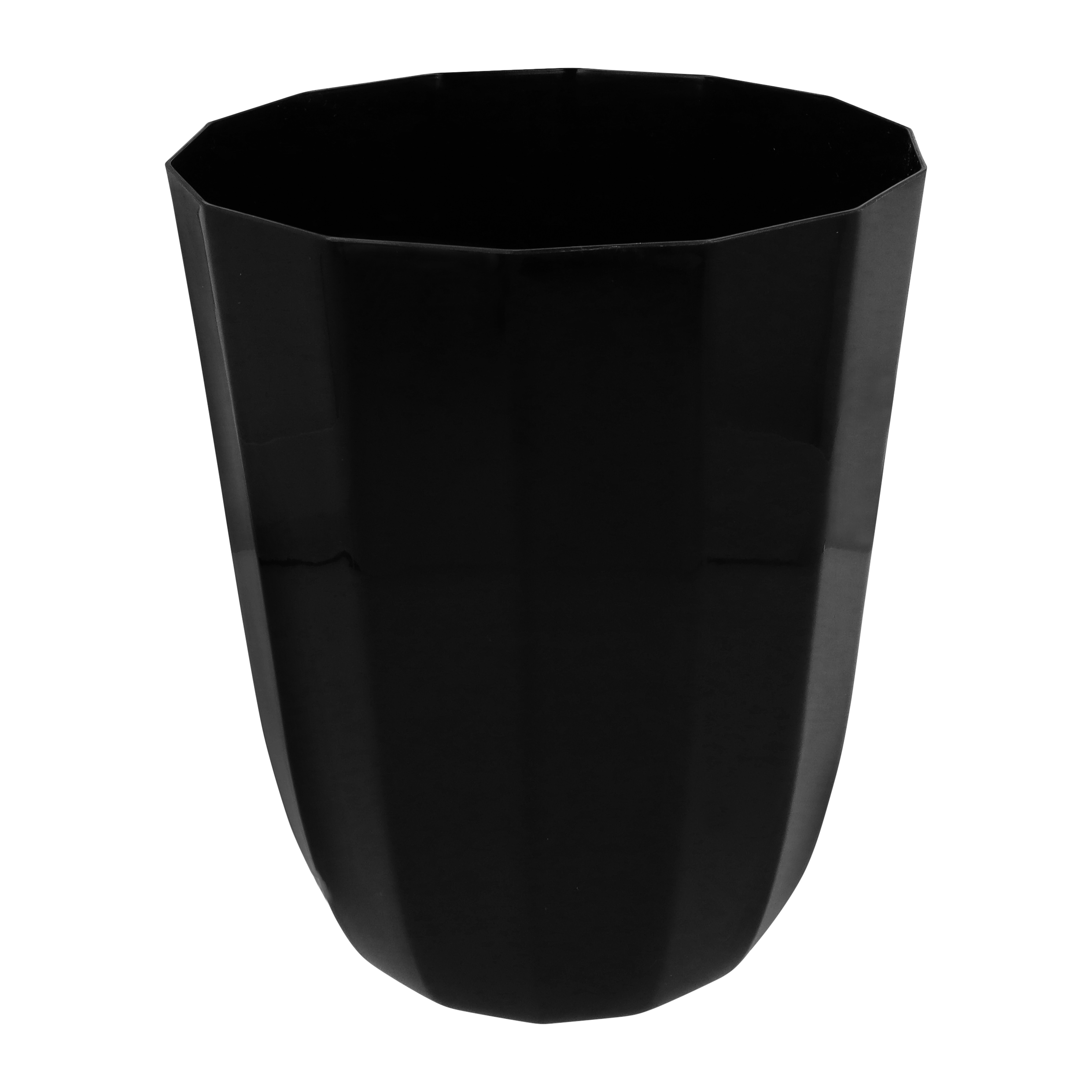 QUVIO Prullenbak - 10 L - 22 x 28 cm (dxh) - Zwart