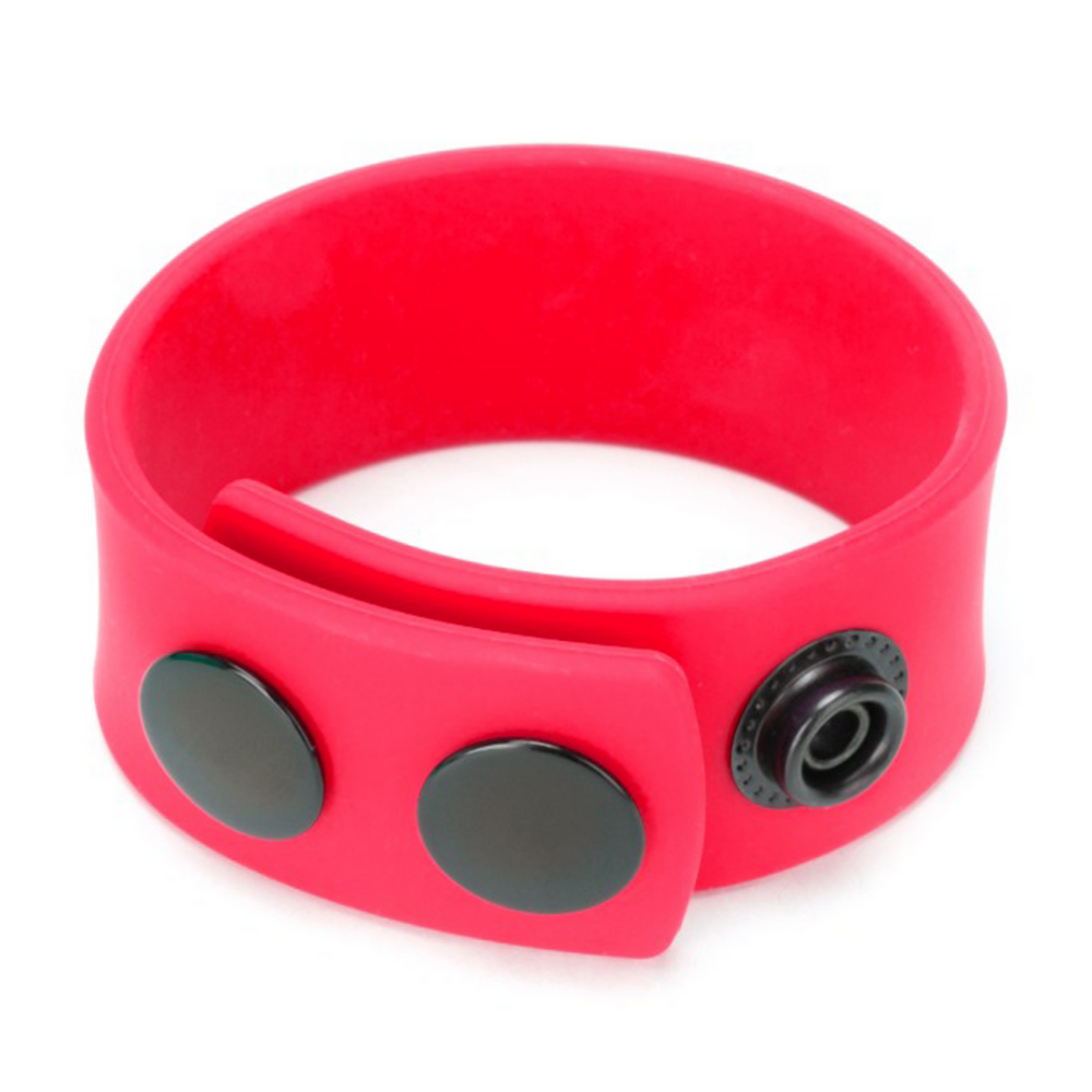 Prowler Red Silicone Cock Strap - Rood