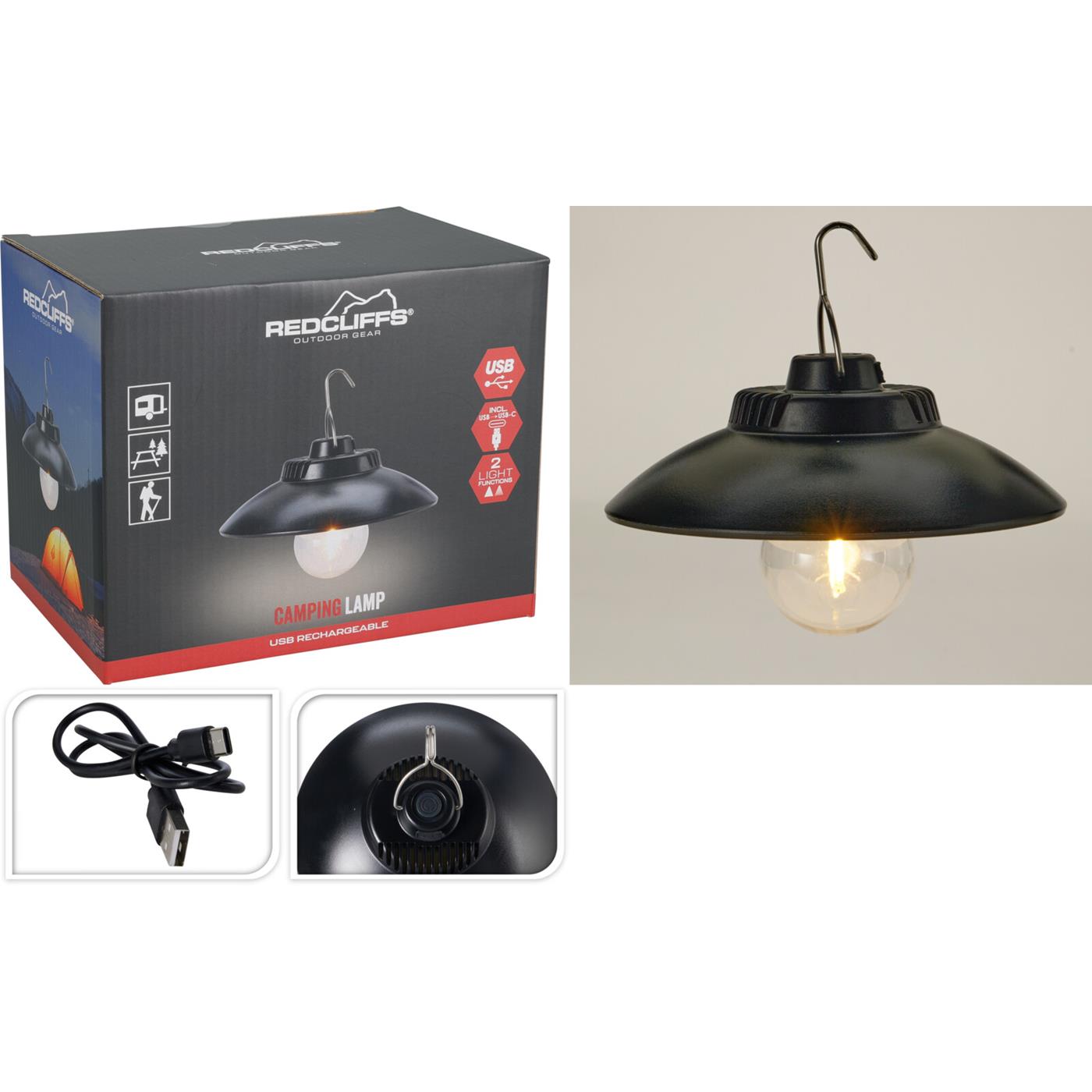 Camping hanglamp oplaadbaar