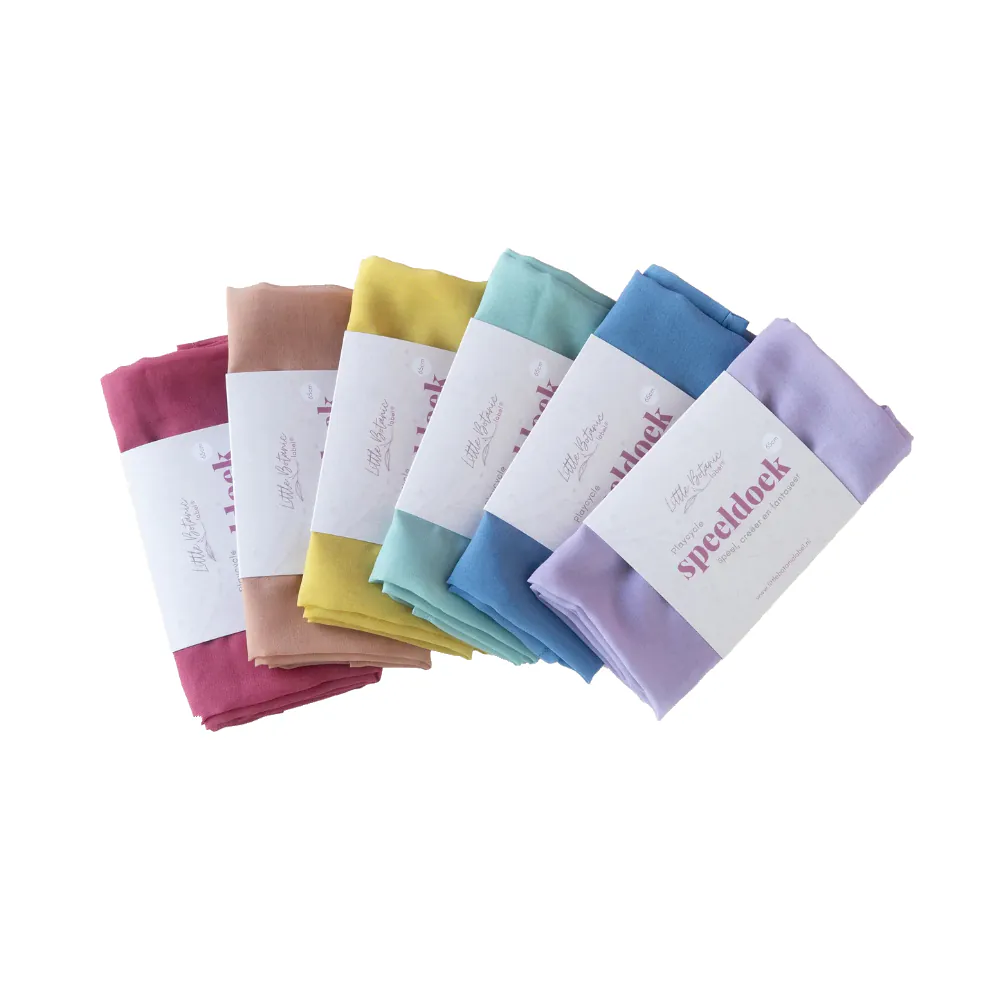 Little Botanic Playcycle speeldoeken pastel set 65cm 6-delig