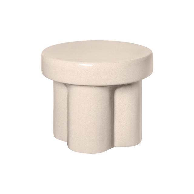 Blomus TORU krukje - 32x40x40cm - keramiek - low - Lily white 67125