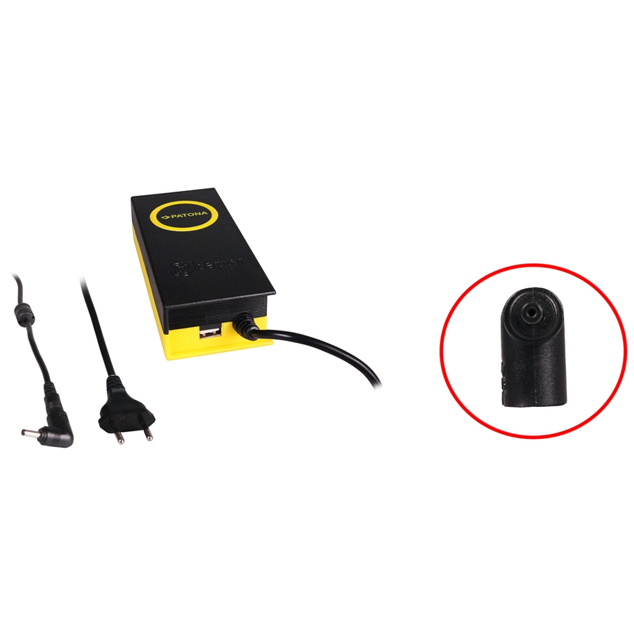 Patona 90W adapter 4x1,35x10mm 19V