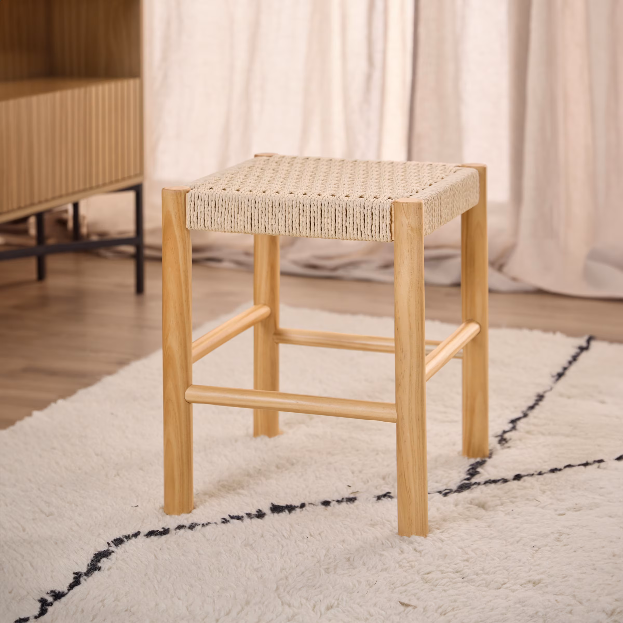 Bendt Krukje Marlen Geweven koord - Wit