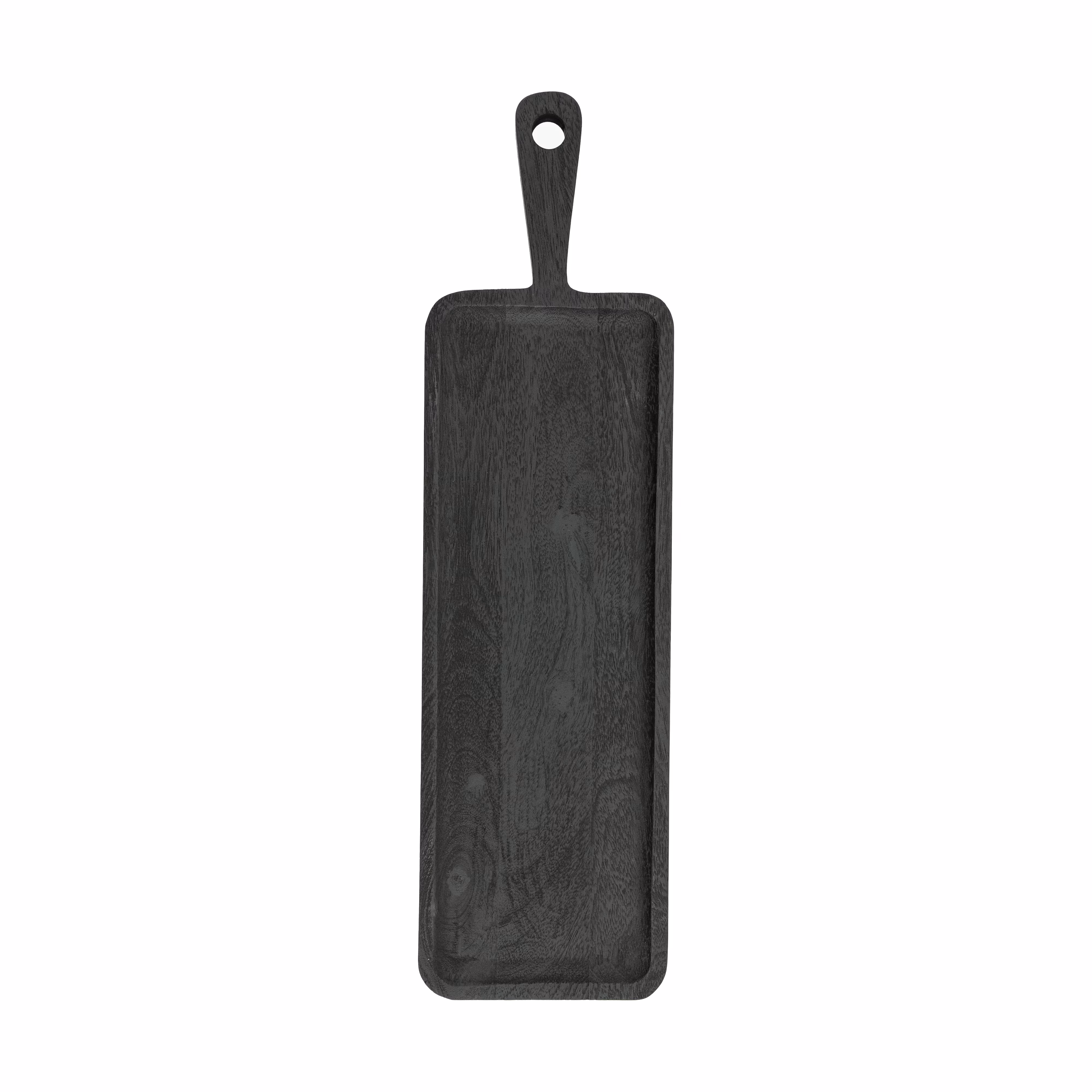 By-Boo Serveerplank Plancha Mangohout, 60cm - Zwart