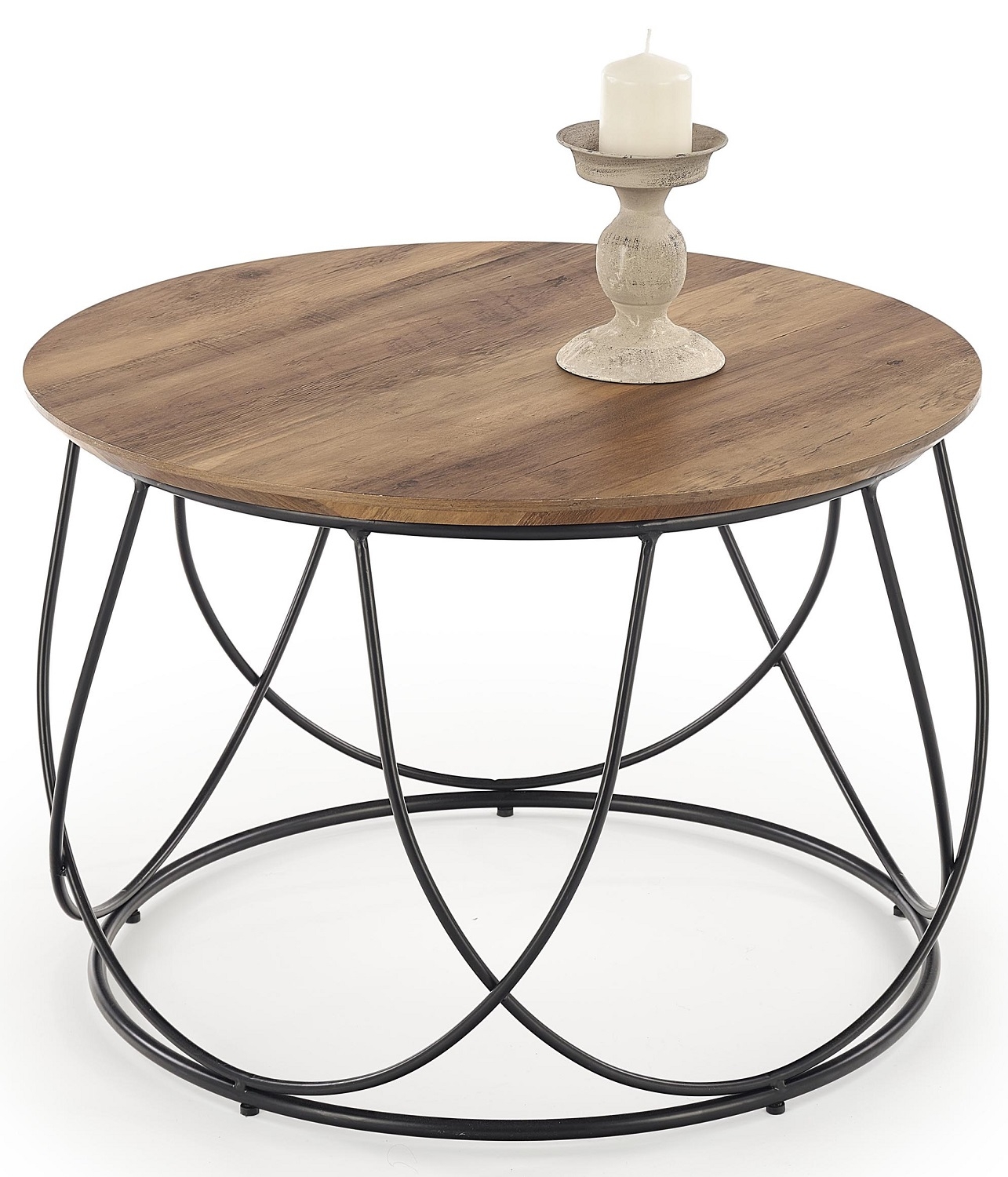 Bijzettafel Nubira 60 cm breed in walnoot