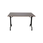 Tafel + 2 stoelen van hout wit