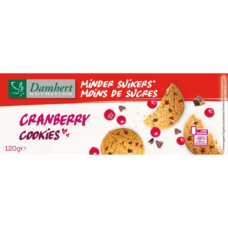 Cranberry cookies minder suiker 120 Gram
