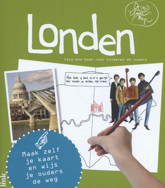 Kinderreisgids Draw Your Map Londen | Link