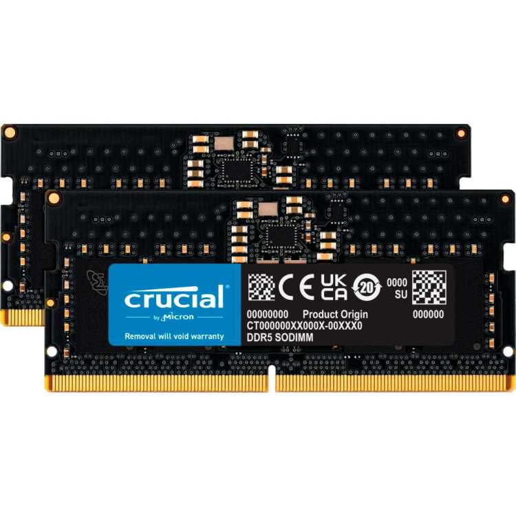 Crucial 16 GB DDR5-5600 Kit laptopgeheugen