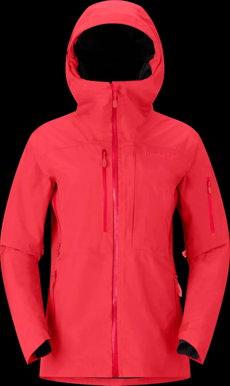 lofoten Gore-Tex Insulated Wintersport Shell Jas Dames Watermelon M