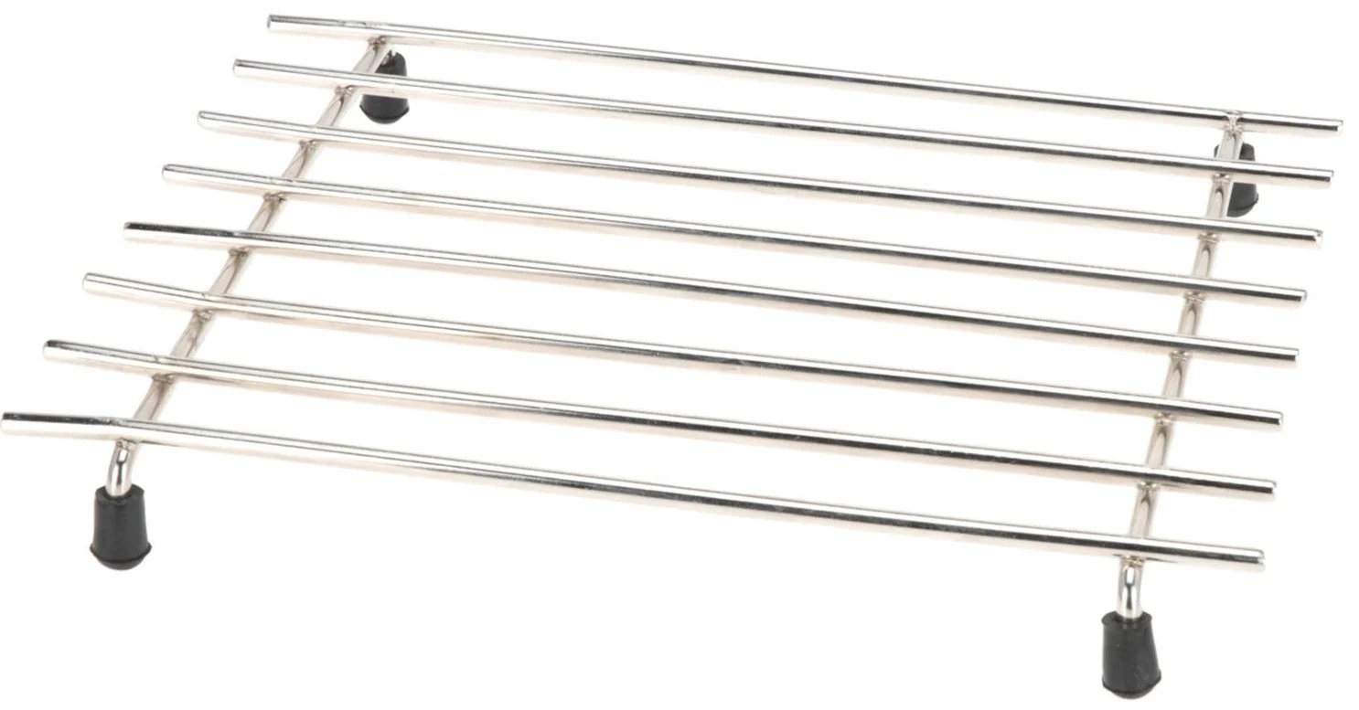 Pannenonderzetter RVS 24 x 19 cm - Onderzetter voor hete pannen - Cookinglife