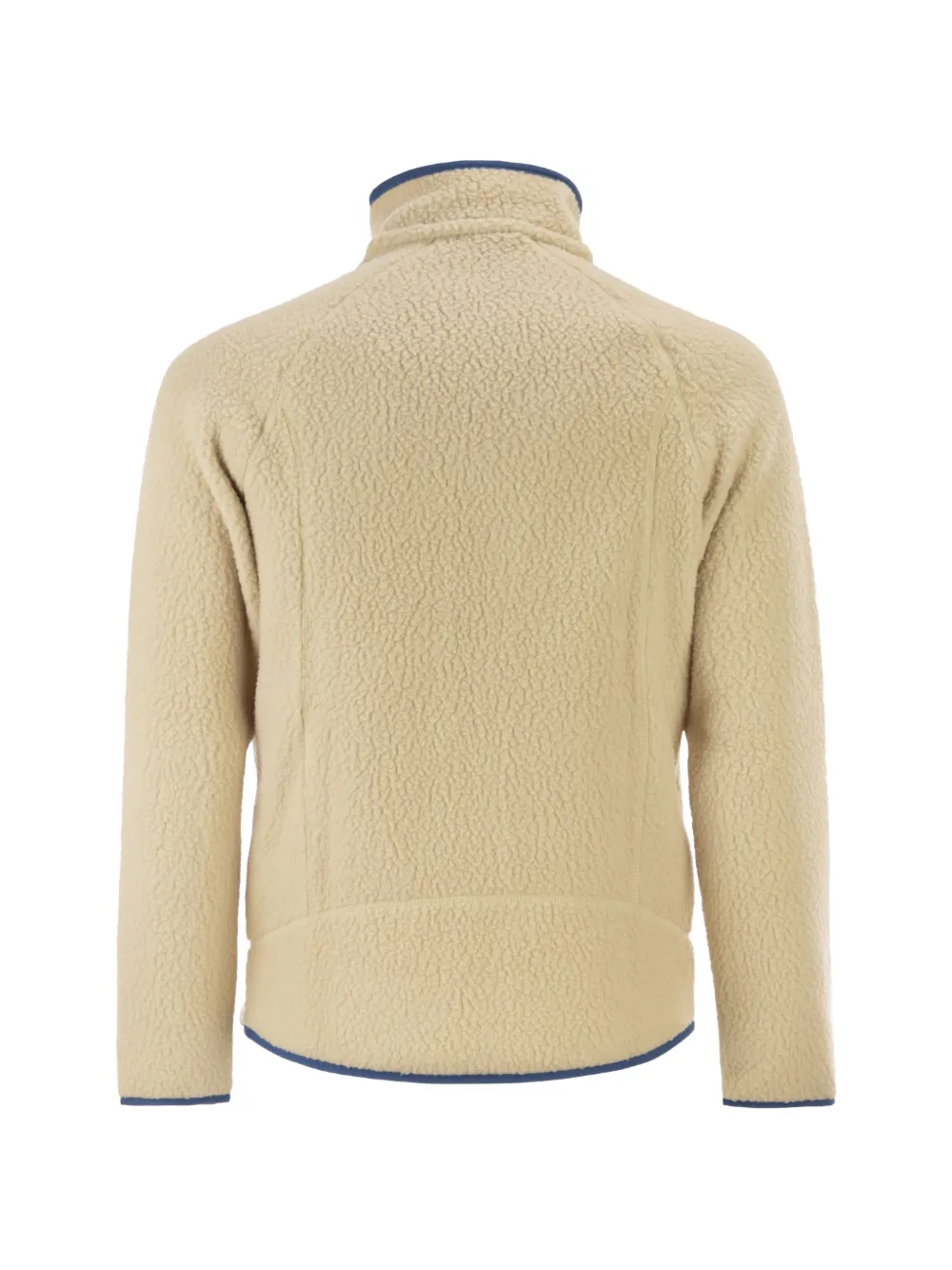 Patagonia Jack met fleece textuur en rits - Beige