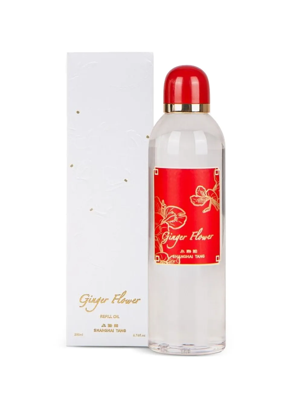 Shanghai Tang Tang Ginger flower diffuser - Rood