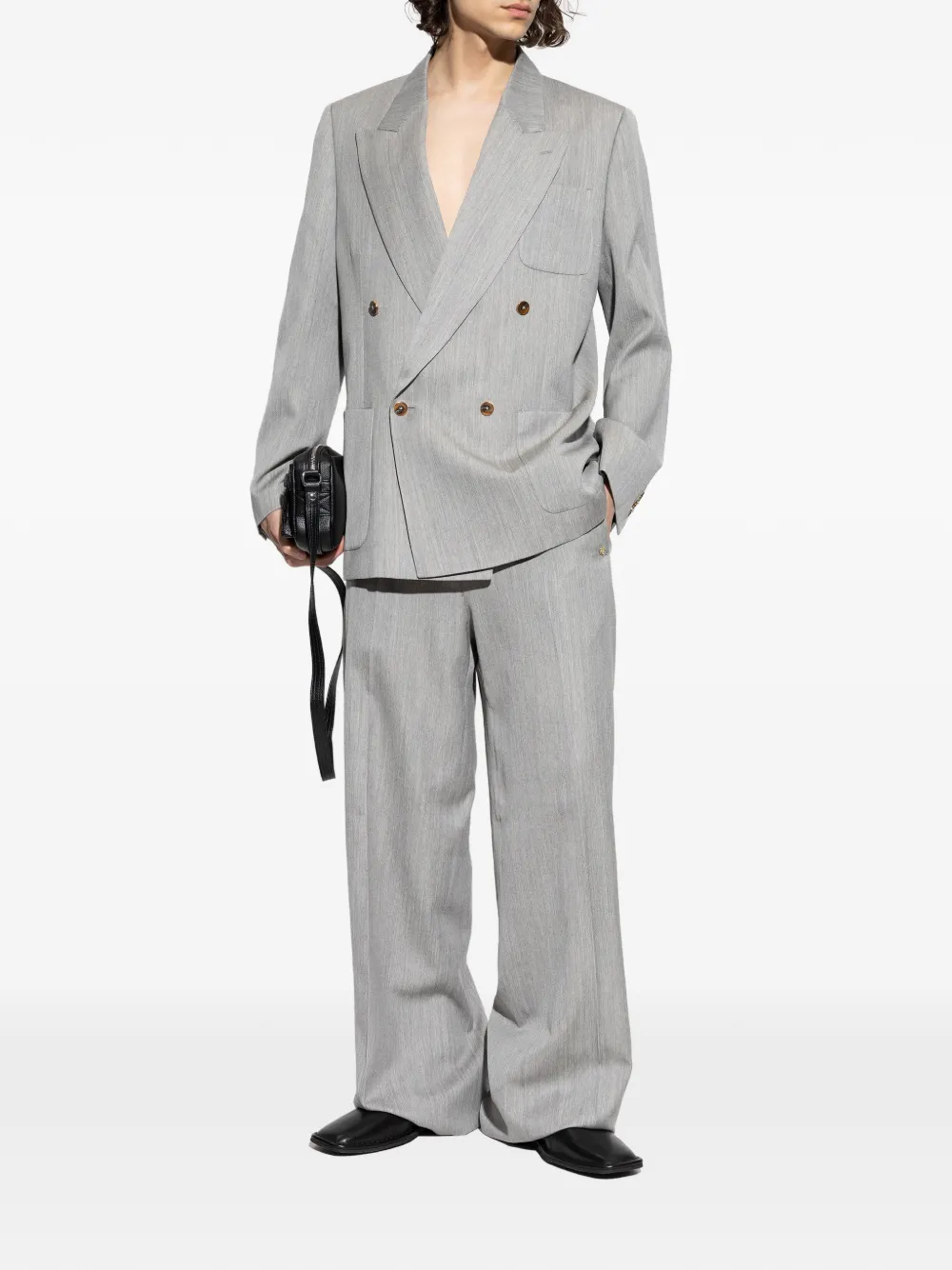 AMIRI double-breasted blazer - Grijs