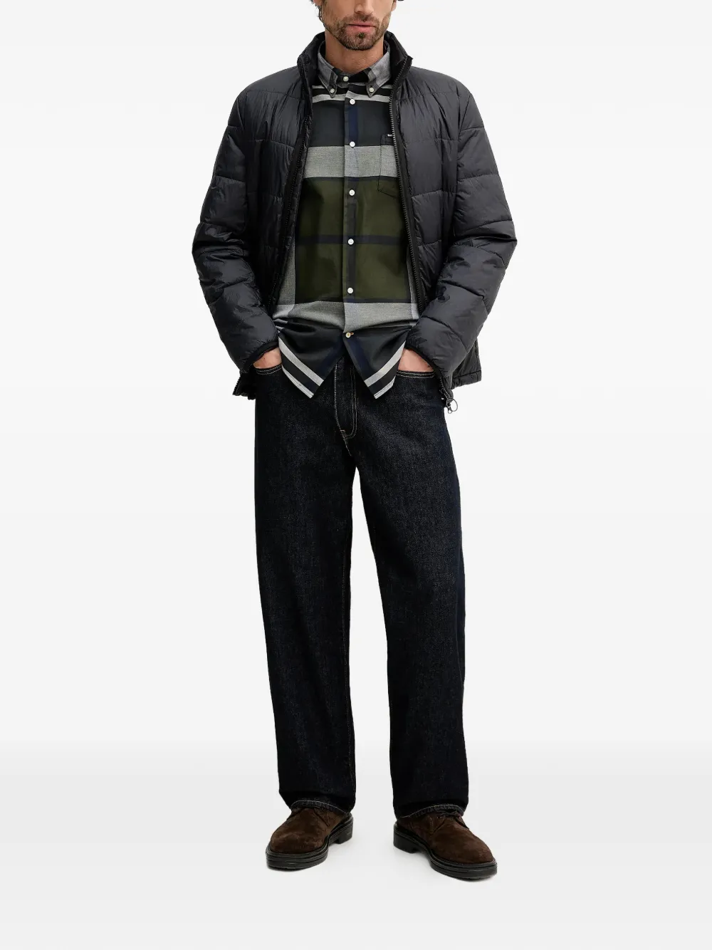 Barbour Offshore padded jacket - Zwart