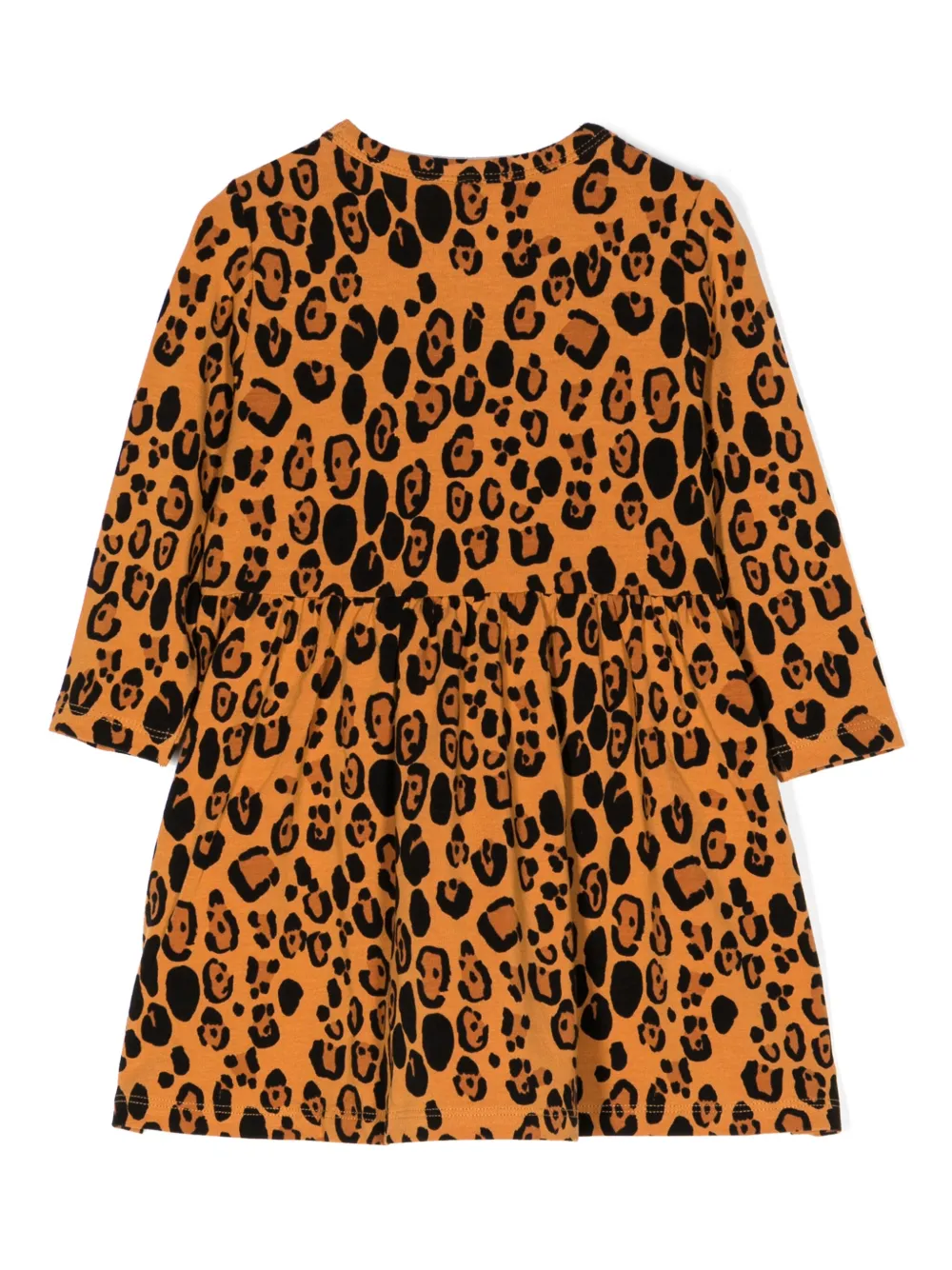 Mini Rodini Jurk met luipaardprint - Bruin