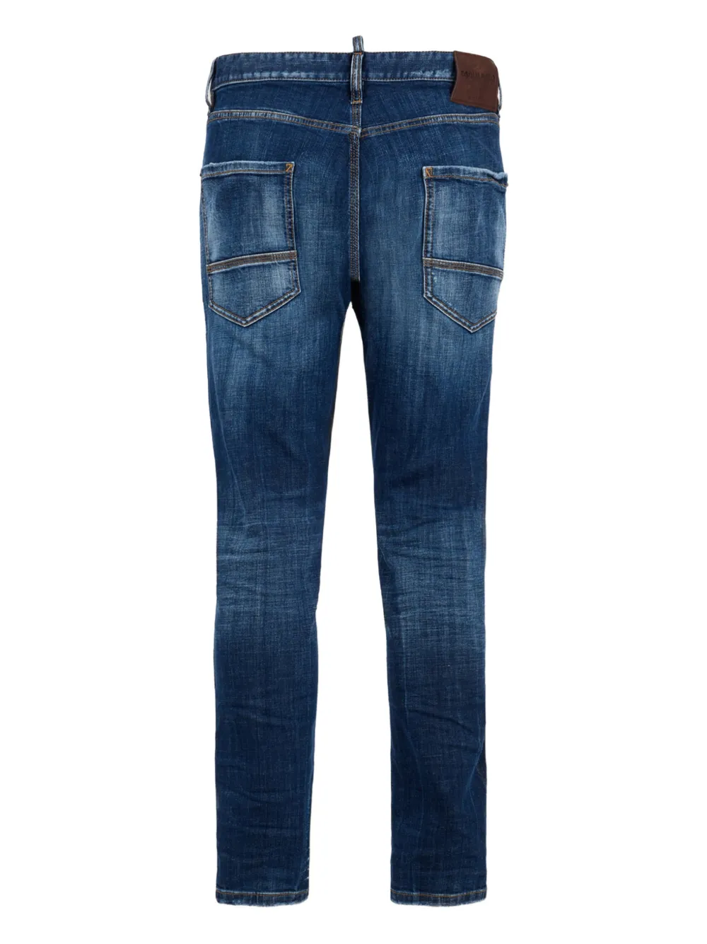 DSQUARED2 Jeans met teddybeerprint - Blauw