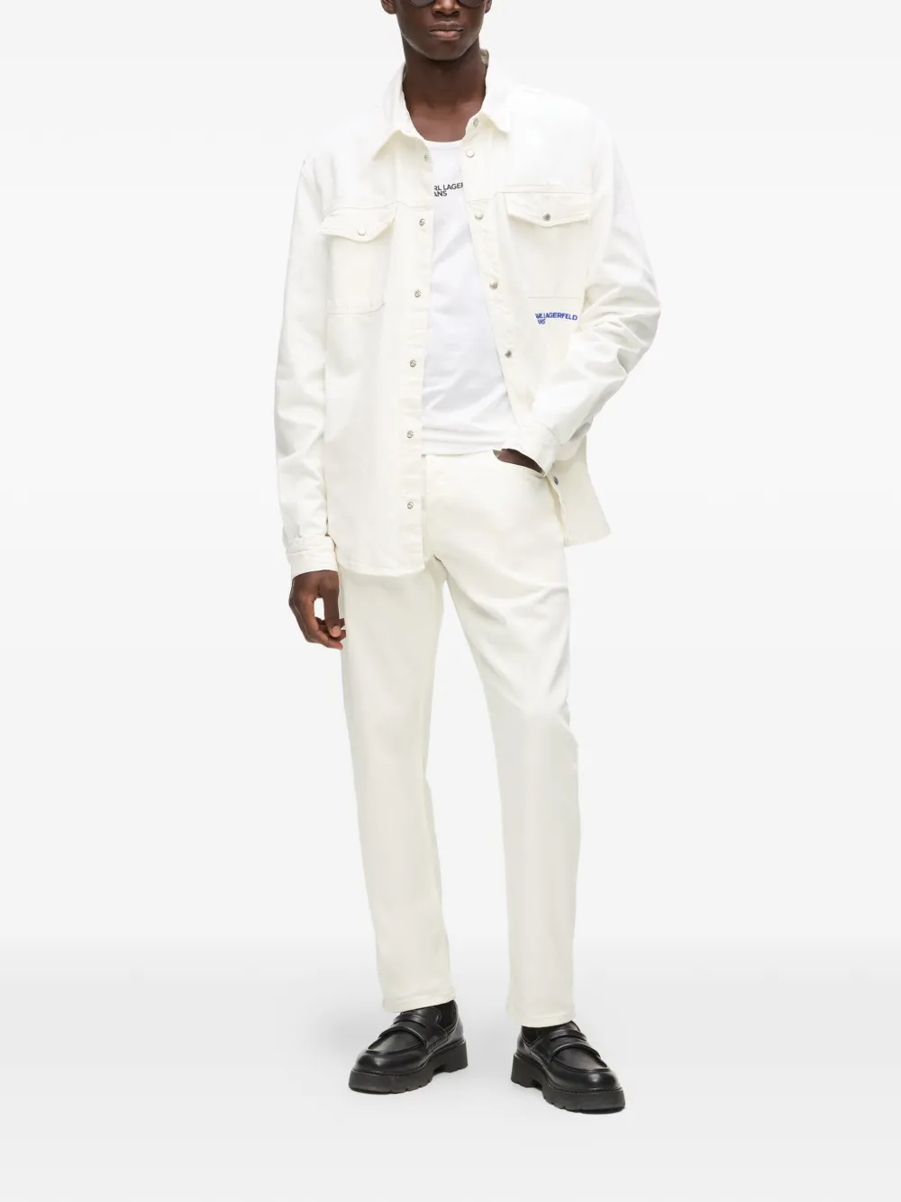 Karl Lagerfeld Jeans Katoenen jeans - Wit