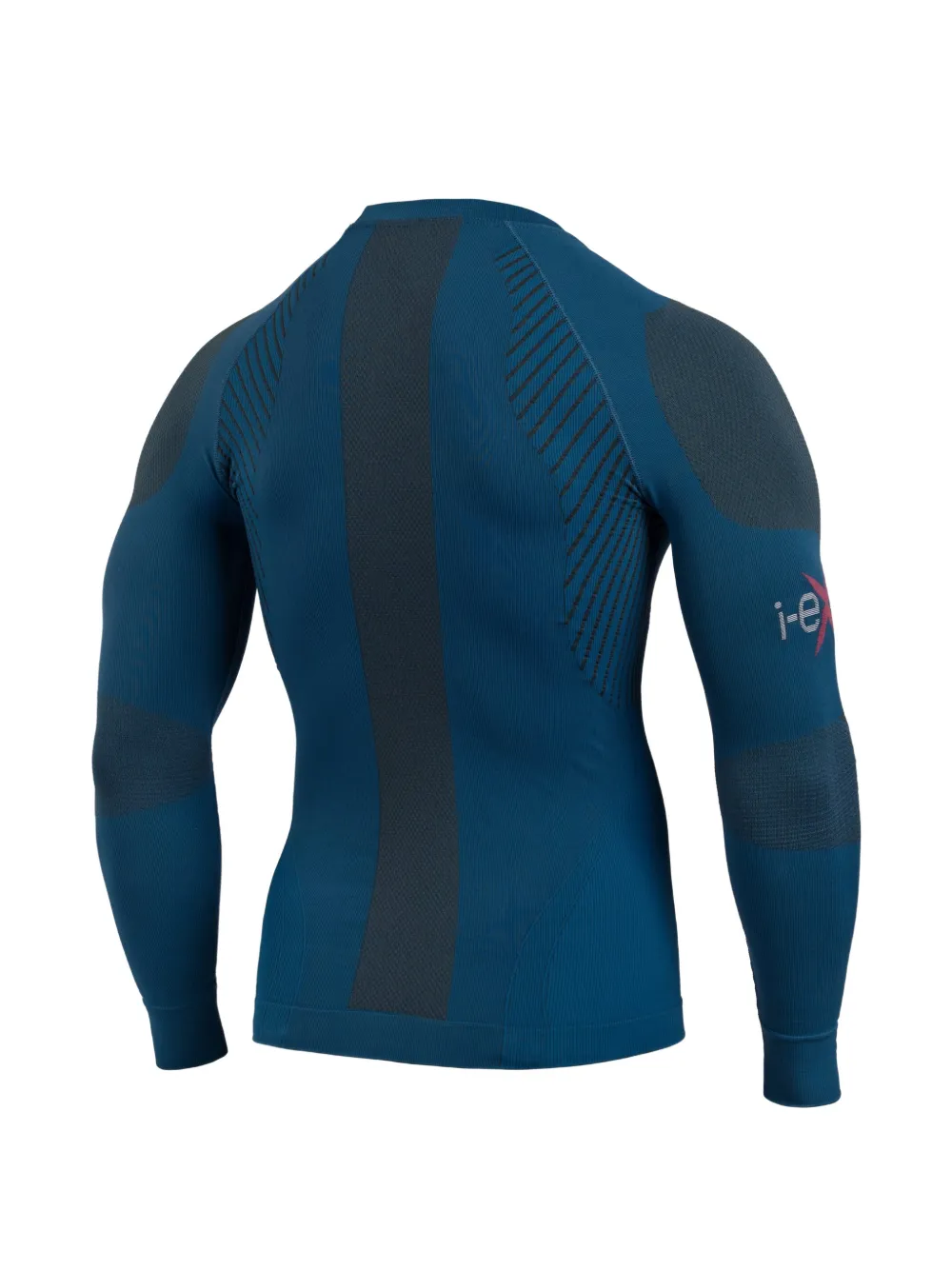 I-EXE Quick round-neck long-sleeve top - Blauw