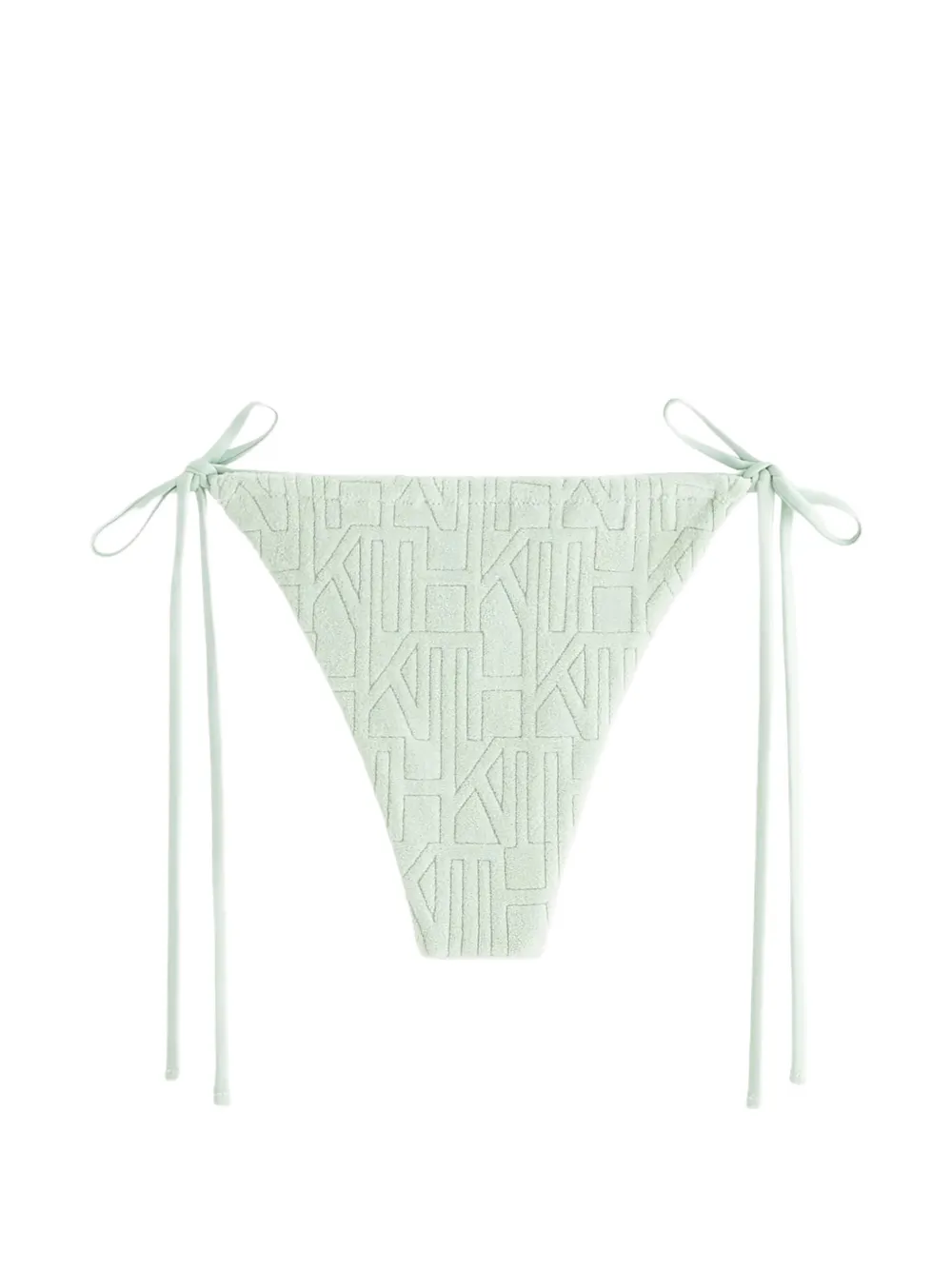 KITH Tova bikinislip met gestrikte zijkanten - Groen