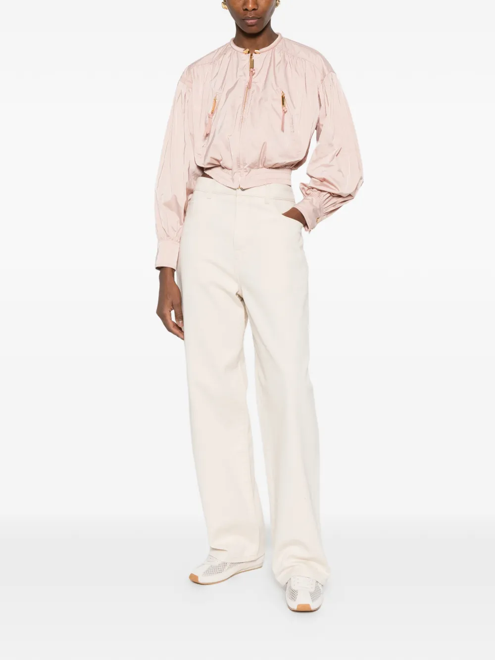 Elisabetta Franchi Jack met rits - Roze