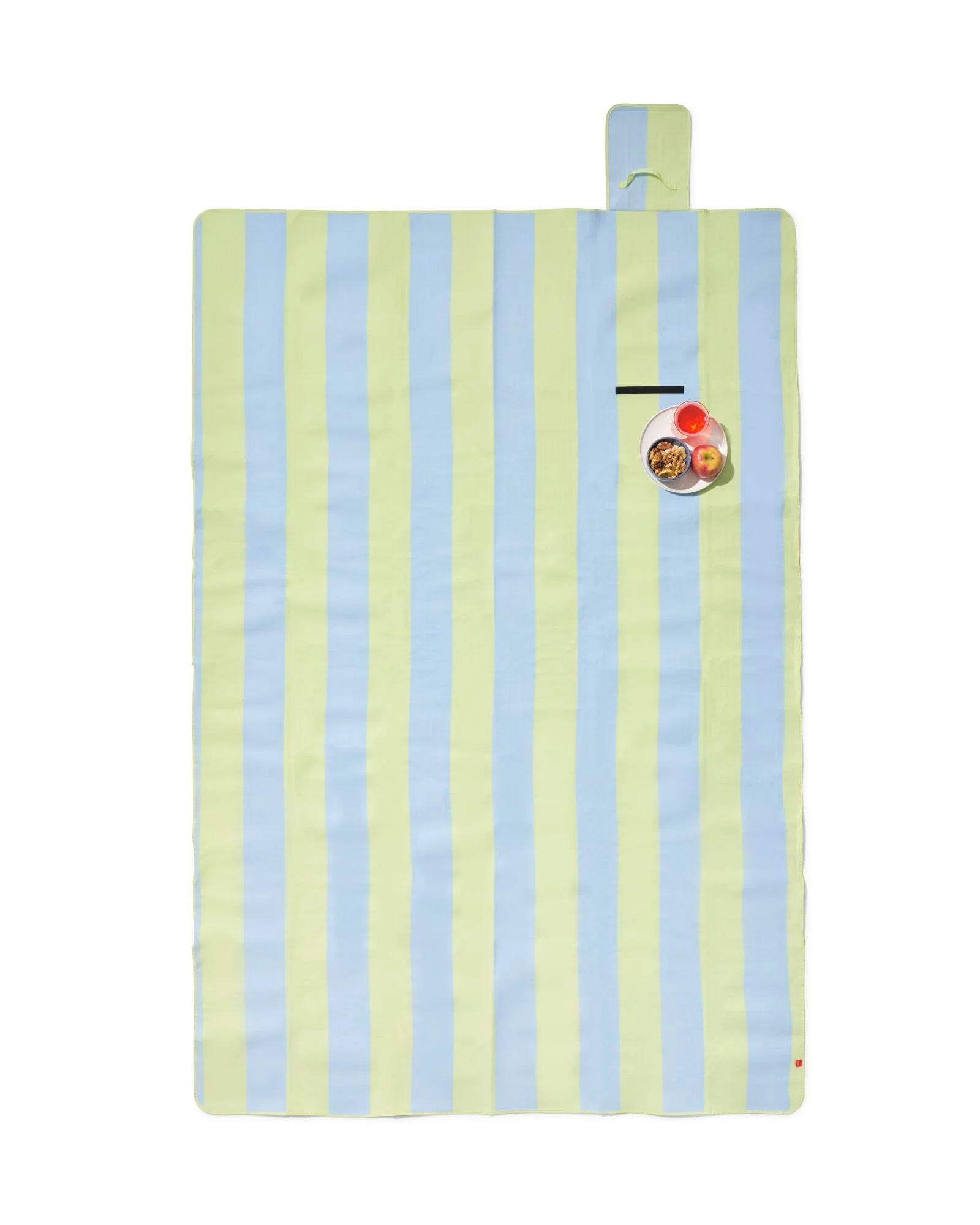 HEMA HEMA Picknickkleed 300x200cm Strepen (lichtblauw)