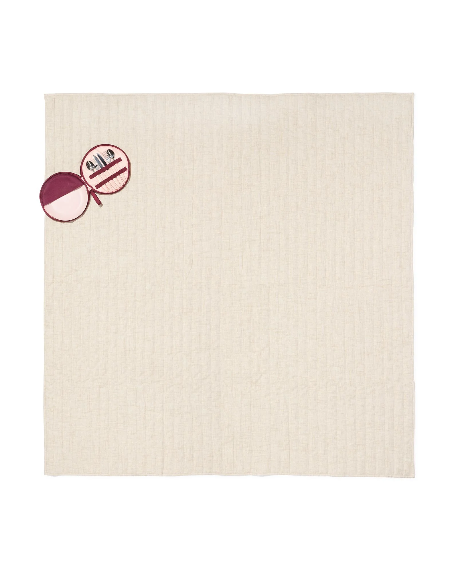 HEMA HEMA Picknickkleed 200x200cm Beige