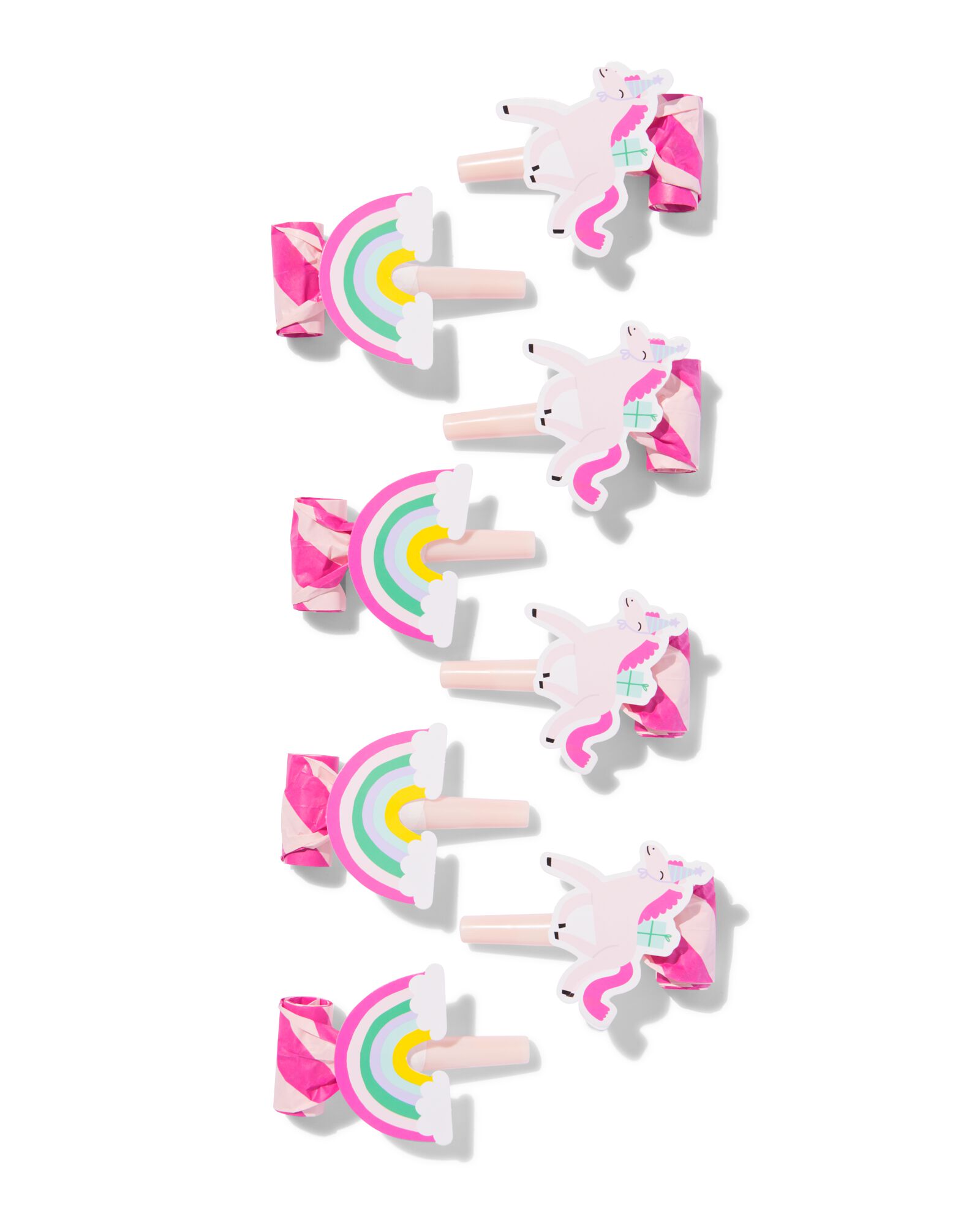 HEMA HEMA Roltongen Regenboog - 8 Stuks