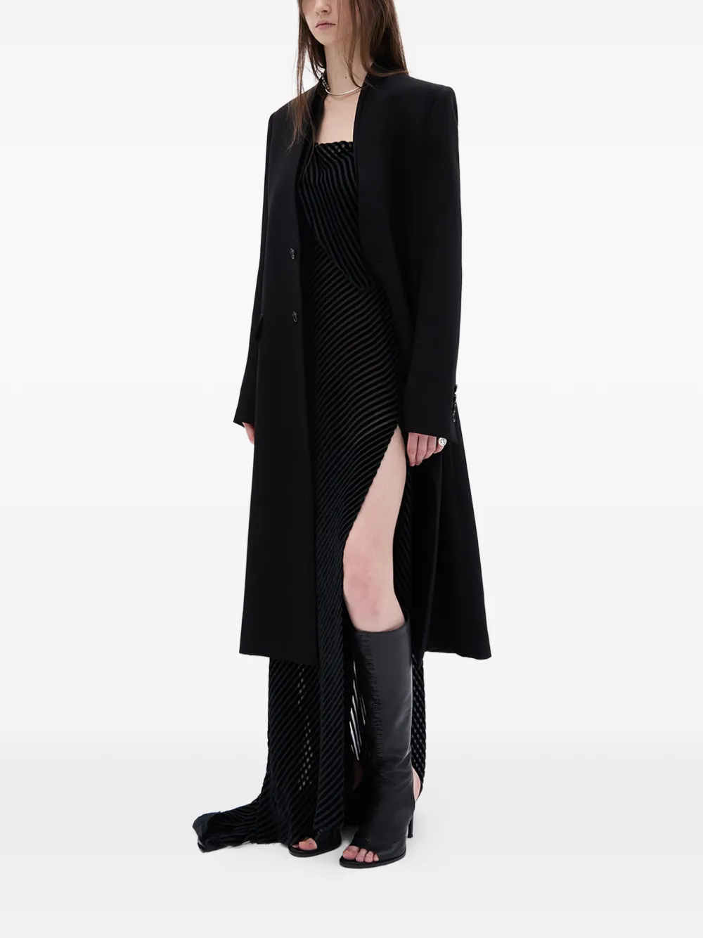 Ann Demeulemeester Aaricia slip-on jurk - Zwart