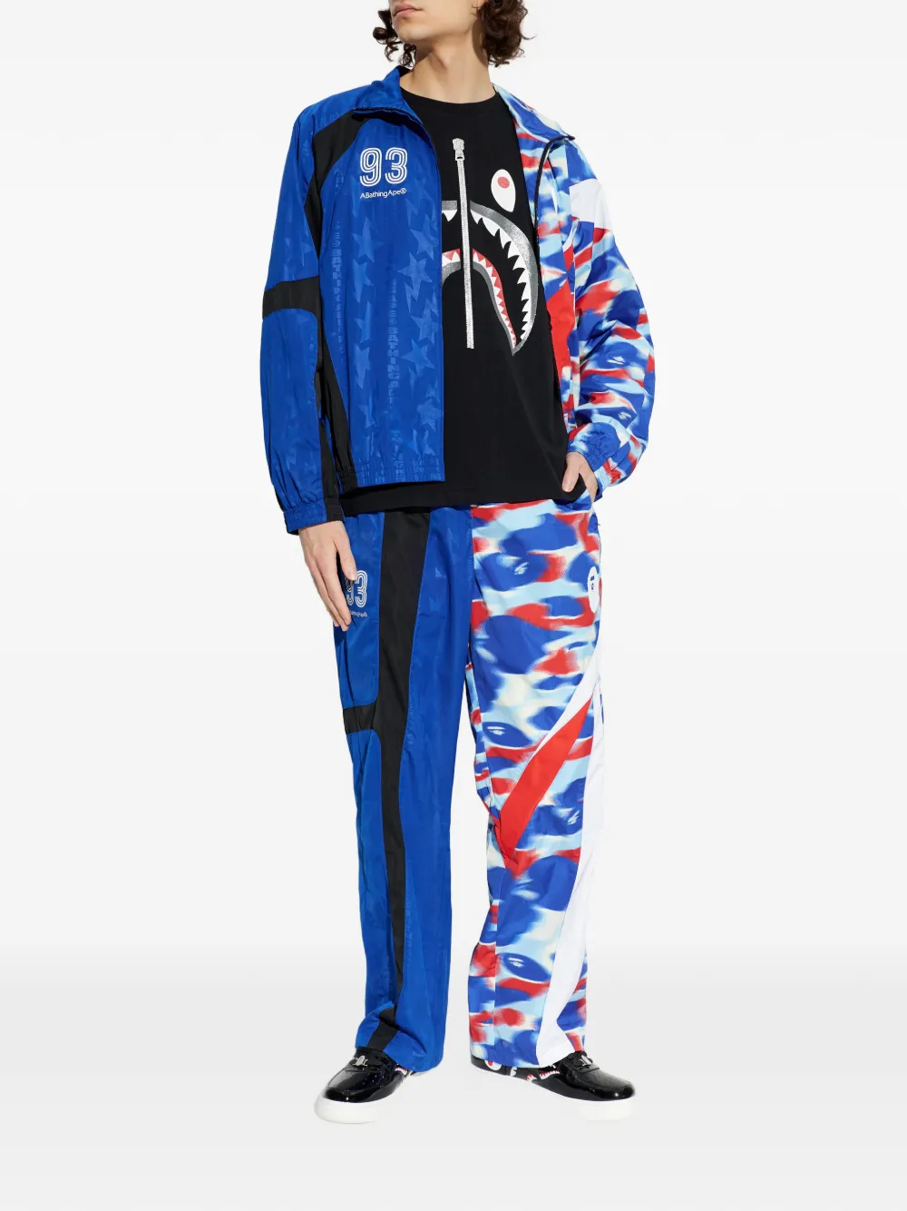 A BATHING APE® Split track jacket - Blauw