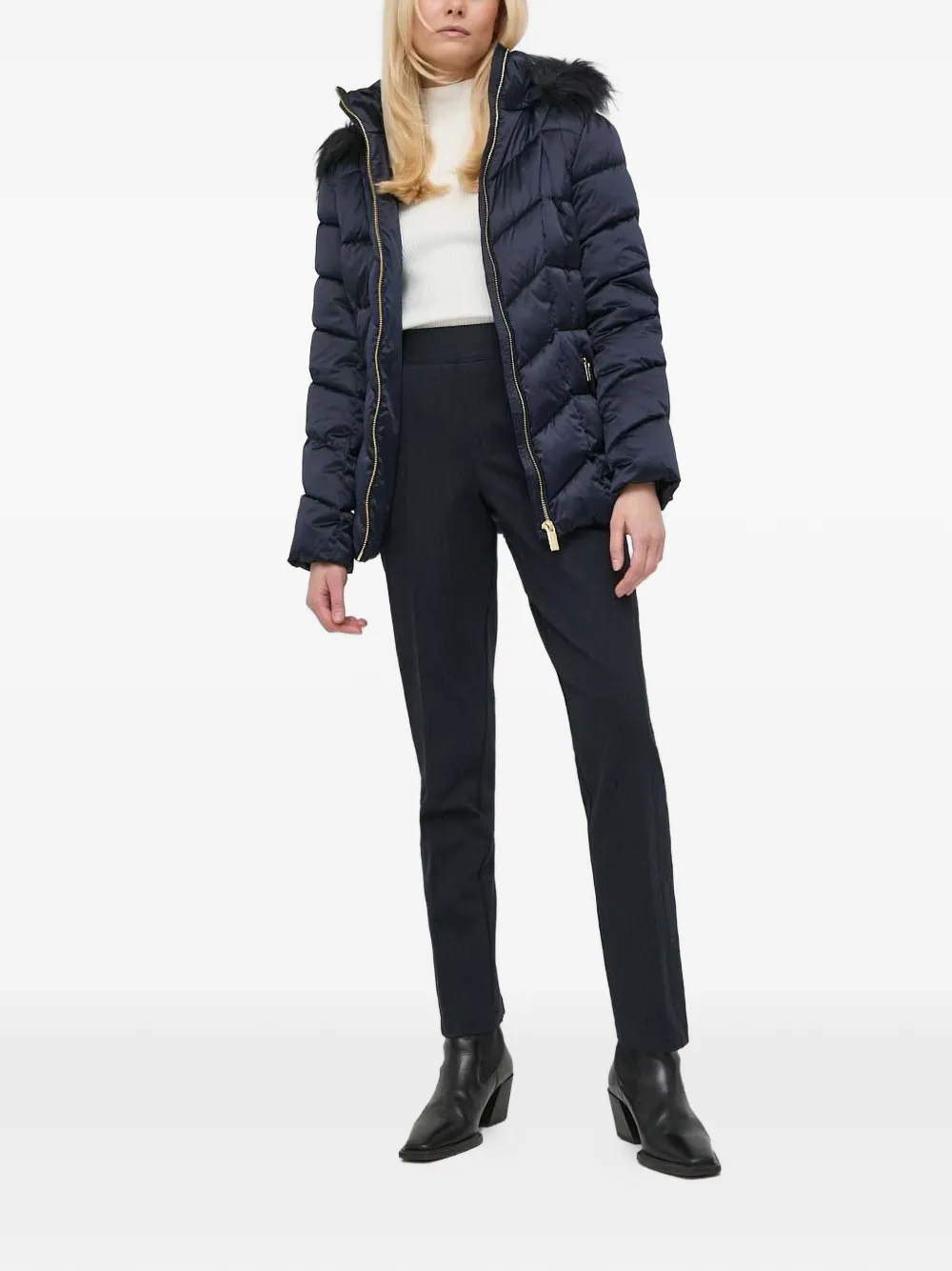 SPANX Broek met paspelzakken - Blauw