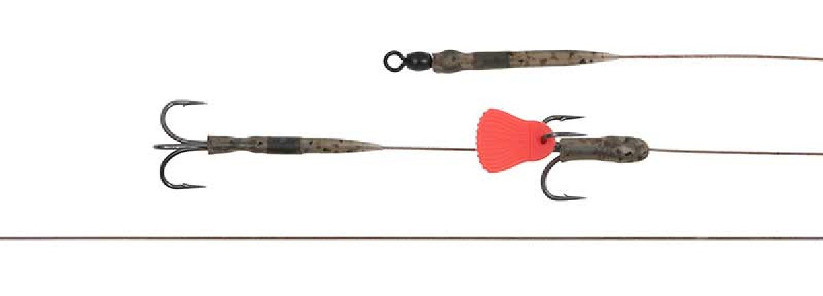 Fox Rage Predator Twin Treble Trace 52cm / 40lb Size 4 Barbed